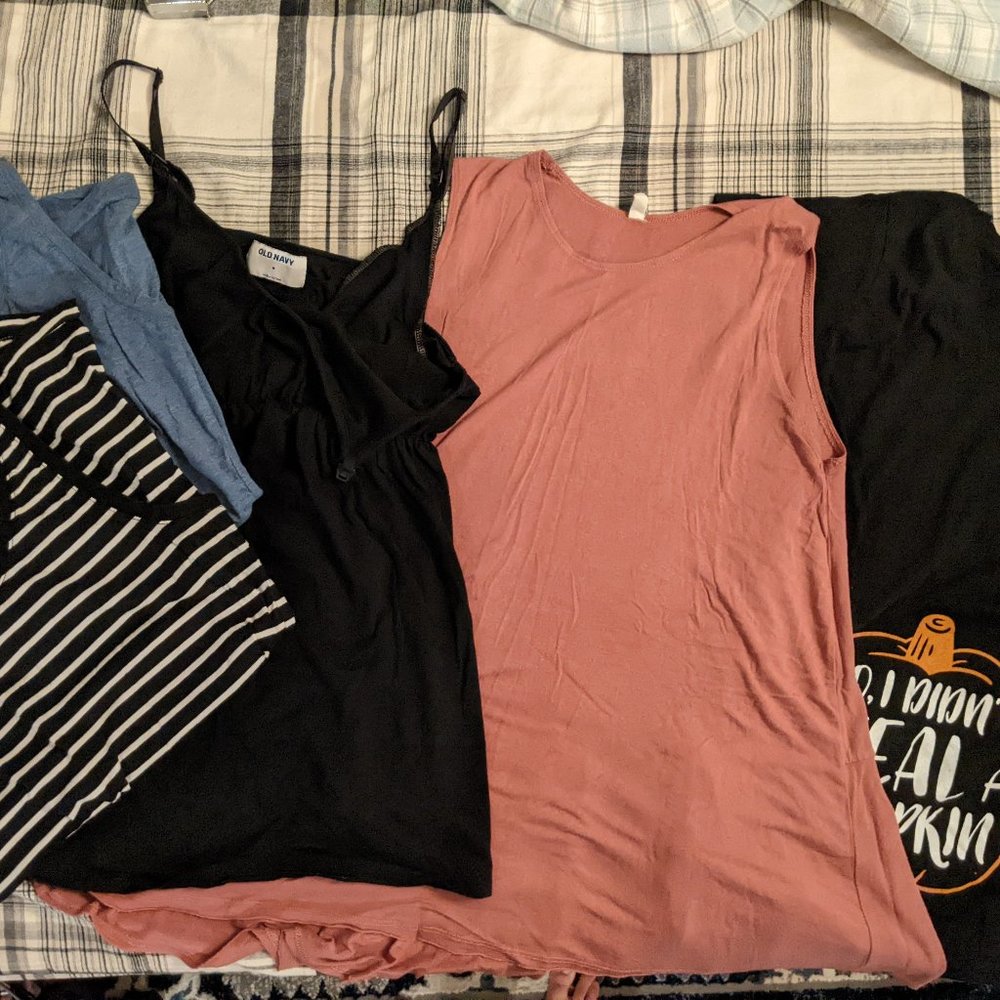 maternity shirt bundle-five tops!